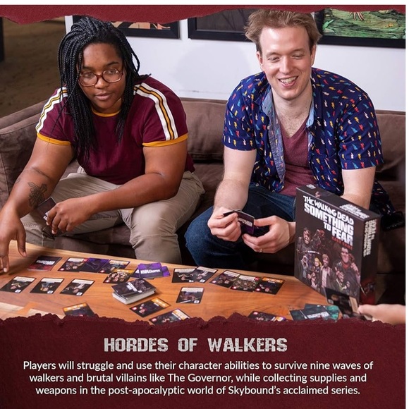 The Walking Dead Something to Fear Strategy Card Game NIB - Picture 2 of 8